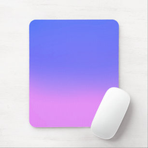 Einfache Sonnenuntergang Ombre Effekt Rosa & Blau Mousepad