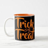 Einfache Spooky Trick oder Treat Halloween Familie