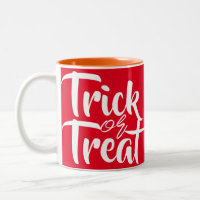 Einfache Spooky Trick oder Treat Halloween Familie