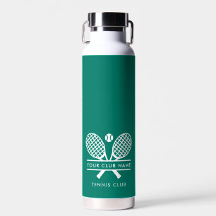 Einfache Sportklubname Tennisteam Farbe Trinkflasche