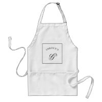 Einfache Square Logo Monogram Küche