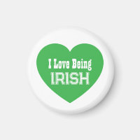 Einfache St. Patrick's Day Green I Liebe ist irisc