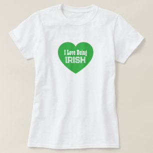 Einfache St. Patrick's Day Green I Liebe ist irisc T-Shirt