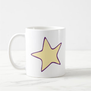 Einfache Star-Gestaltung Kaffeetasse
