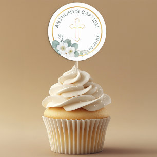 Einfache Sticker für Elegantes Cross Baptism