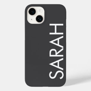 Einfache Stilrichtung Moderner Klassiker Grau Farb Case-Mate iPhone 14 Hülle