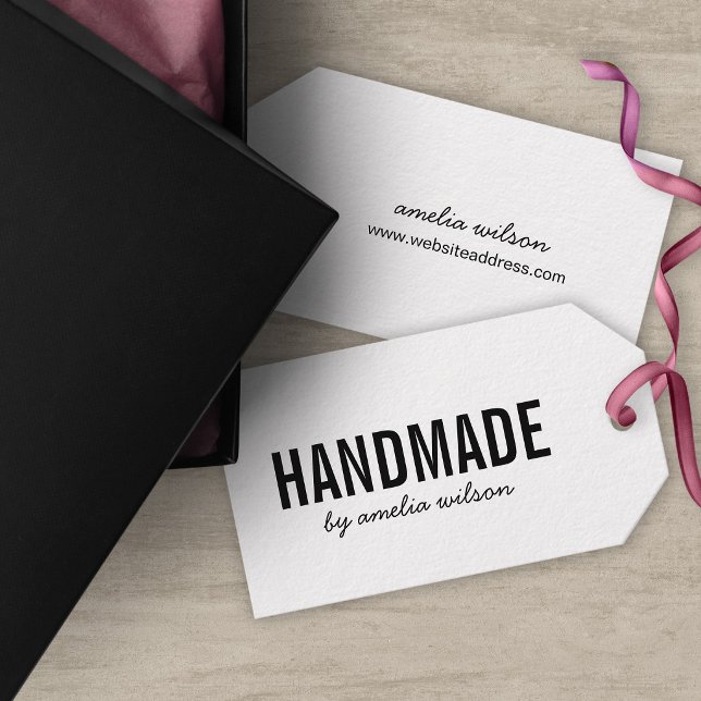 Einfache, stilvolle, handgefertigte Kraft Geschenkanhänger (Von Creator hochgeladen)