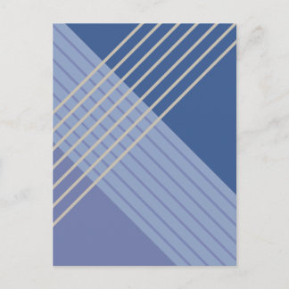 Einfache stilvolle Linien 4 Postkarte