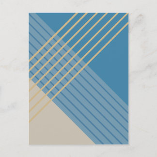 Einfache stilvolle Linien 4 Postkarte