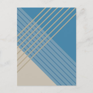 Einfache stilvolle Linien 4 Postkarte