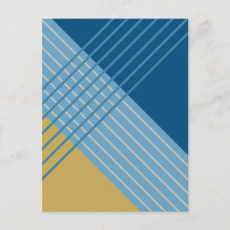 Einfache stilvolle Linien 4 Postkarte