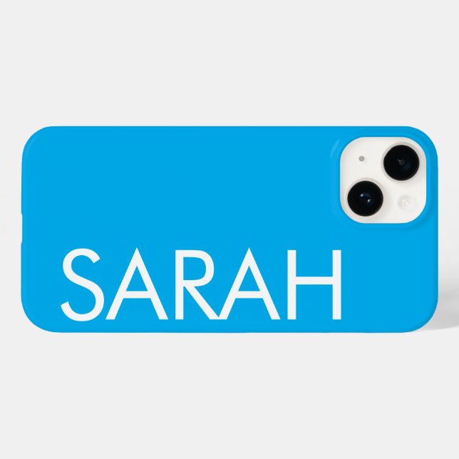 Einfache, stilvolle, moderne, benutzerdefinierte N Case-Mate iPhone Hülle (Rückseite (Horizontal))