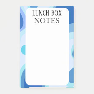 EINFACHE STILVOLLE MODERNE INDIVIDUELLE LUNCHBOX POST-IT KLEBEZETTEL