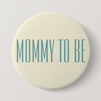 Einfache, stilvolle Mommy zum blauen Schriftart fü Button