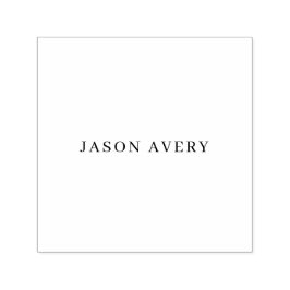 Einfache, stilvolle Serienname Permastempel