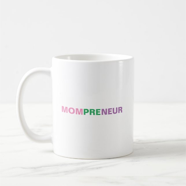 Einfache stolze Unternehmerin Kaffeetasse (Links)