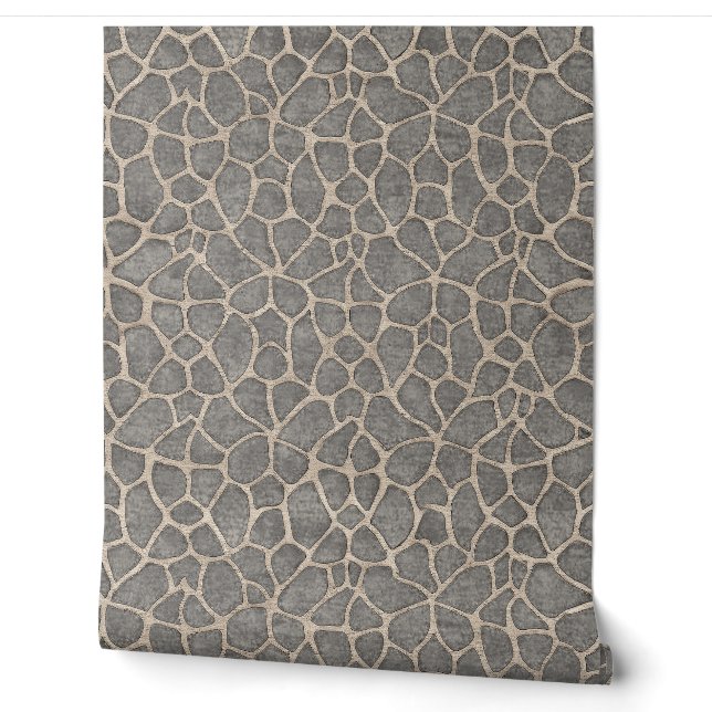 Einfache Stone-Farbe Tapete (Abrollen)