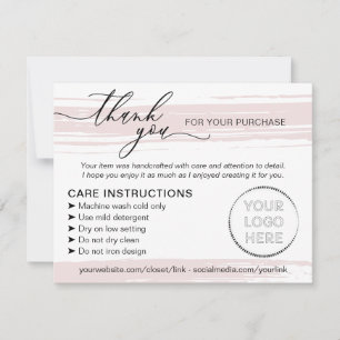 Einfache Store-Anleitung für kleine Unternehmen -  Dankeskarte