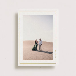 Einfache Strahlenhochzeit das Datum Gold speichern Folieneinladung