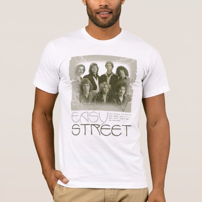 Einfache Straßen-Band-Shirt T-Shirt (Vorderseite)