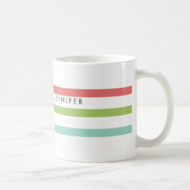 Einfache Stripes - Individuelles Mug Tasse