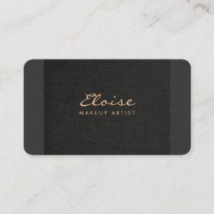 Einfache Stylist- und Makeup-Künstlerminimalistin  Visitenkarte