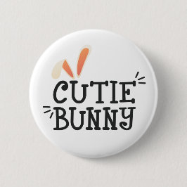 Einfache Süsse Bunny Oaster Typografie | Schaltflä Button