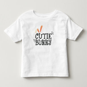 Einfache Süsse Bunny Oaster Typografie   T-Shirt