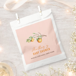 Einfache Sweet Summer Orange Citrus Baby Dusche Geschenktütchen