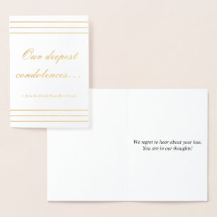 Einfache Sympathiekarte Folienkarte