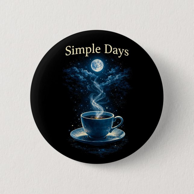 Einfache Tage Button (Vorderseite)