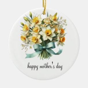 einfache Tageskarte für die glückliche Mutter Keramik Ornament