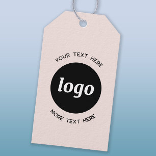 Einfache Tags für Logos und Text Geschenkanhänger