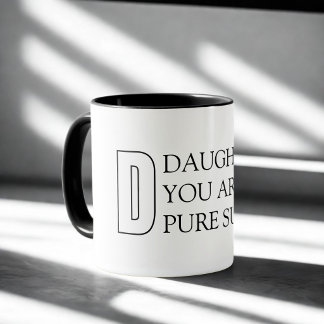 Einfache Tasse für die Tochter
