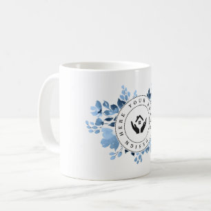 Einfache Tasse für Minimalistische Logowerbung