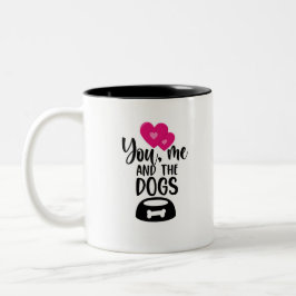 Einfache Tasse "You Me & the Hogs"