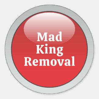 Einfache Taste Runder Aufkleber