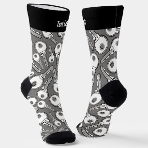Einfache Tastenmuster-Socken Socken