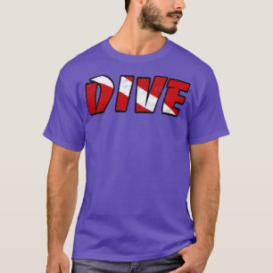 Einfache Tauchgänge Scuba Diving Red wand White T-Shirt