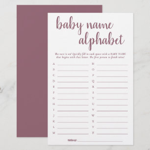 Einfache Taupe ABC Name Wüste Rose Duschspiel