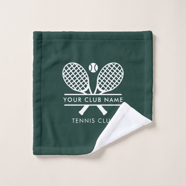 Einfache Tennis Club Name Team Spieler Green Custo Waschlappen (Waschlappen)