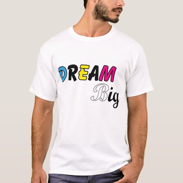einfache Textentwürfe T-Shirt (Vorderseite)