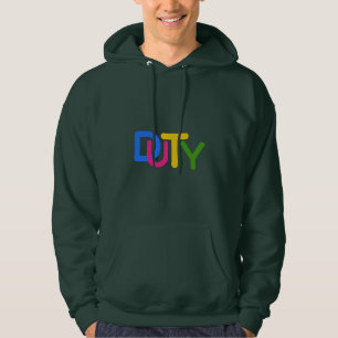 Einfache Textgestaltung Hoodie