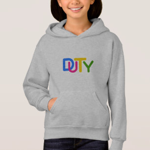 Einfache Textgestaltung Hoodie
