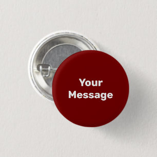 Einfache tiefrote Vorlage mit weißer Nachricht Button