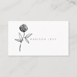 Einfache Tinte Modernes Kunsthandwerk Terminkarte