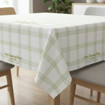 Einfache Tischdecke mit Musterdesign für modernes