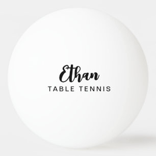Einfache Tischtennis-Skriptname Ping-Pong-Ball Tischtennisball