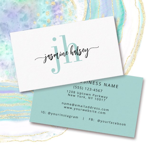 Einfache trendy Name und erste Visitenkarte (Von Creator hochgeladen)