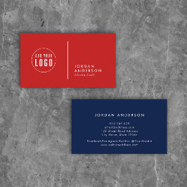 Einfache Trennfarbe hinzufügen Visitenkarte